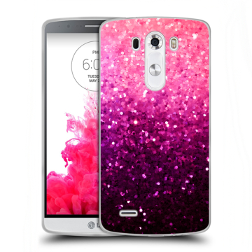 Силиконовый чехол на LG G3 (Dual-LTE) с принтом Блестки Силиконовый чехол на LG G3 (Dual-LTE) с принтом Блестки