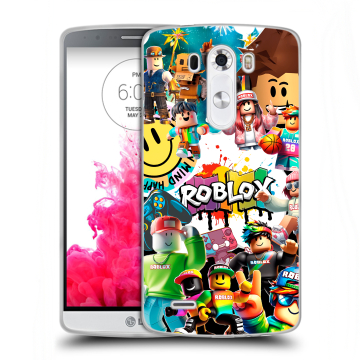 Силиконовый чехол на LG G3 (Dual-LTE) с принтом Roblox Роблокс Силиконовый чехол на LG G3 (Dual-LTE) с принтом Roblox Роблокс