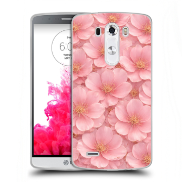 Силиконовый чехол на LG G3 (Dual-LTE) с принтом женский
