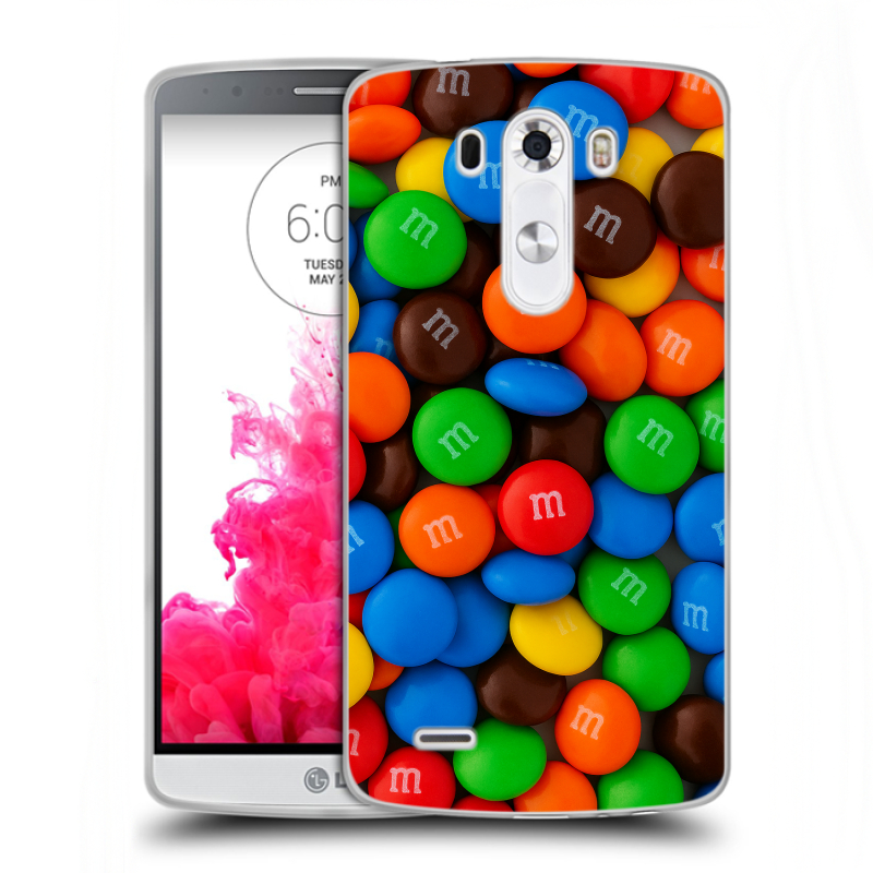 Пластиковый чехол на LG G3 (Dual-LTE) с принтом Конфеты Пластиковый чехол на LG G3 (Dual-LTE) с принтом Конфеты