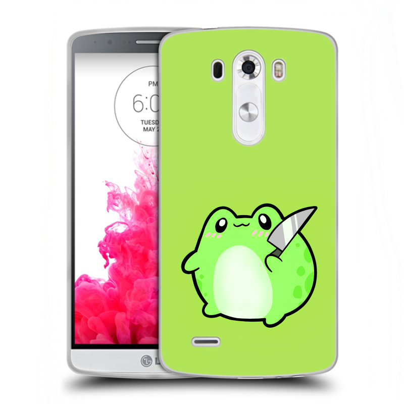Силиконовый чехол на LG G3 (Dual-LTE) с принтом Лягушенок Силиконовый чехол на LG G3 (Dual-LTE) с принтом Лягушенок