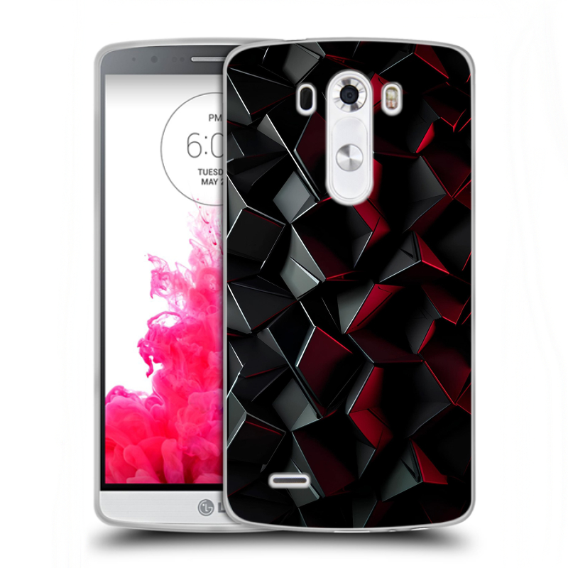 Силиконовый чехол на LG G3 (Dual-LTE) с принтом Абстракция Силиконовый чехол на LG G3 (Dual-LTE) с принтом Абстракция
