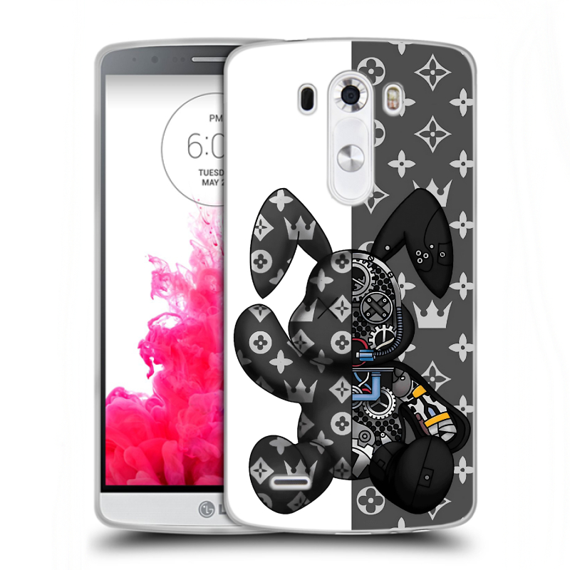 Пластиковый чехол на LG G3 (Dual-LTE) с принтом Луи робот Пластиковый чехол на LG G3 (Dual-LTE) с принтом Луи робот