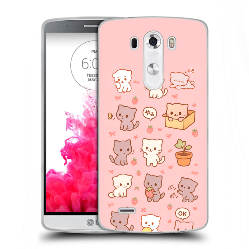 Силиконовый чехол на LG G3 (Dual-LTE) с принтом Hello Kitty Хелоу Кити Силиконовый чехол на LG G3 (Dual-LTE) с принтом Hello Kitty Хелоу Кити