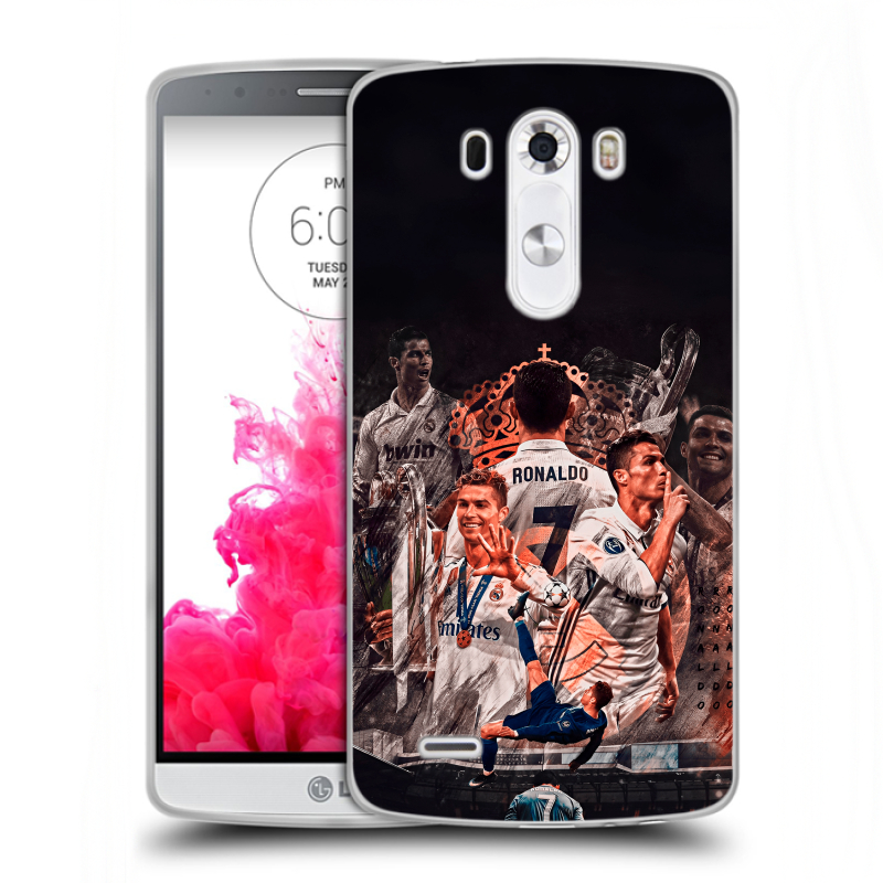 Пластиковый чехол на LG G3 (Dual-LTE) с принтом Реал Роналдо Real Ronaldo Пластиковый чехол на LG G3 (Dual-LTE) с принтом Реал Роналдо Real Ronaldo