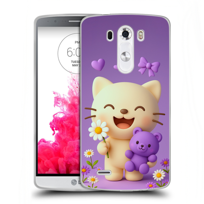 Пластиковый чехол на LG G3 (Dual-LTE) с принтом для девочек Пластиковый чехол на LG G3 (Dual-LTE) с принтом для девочек