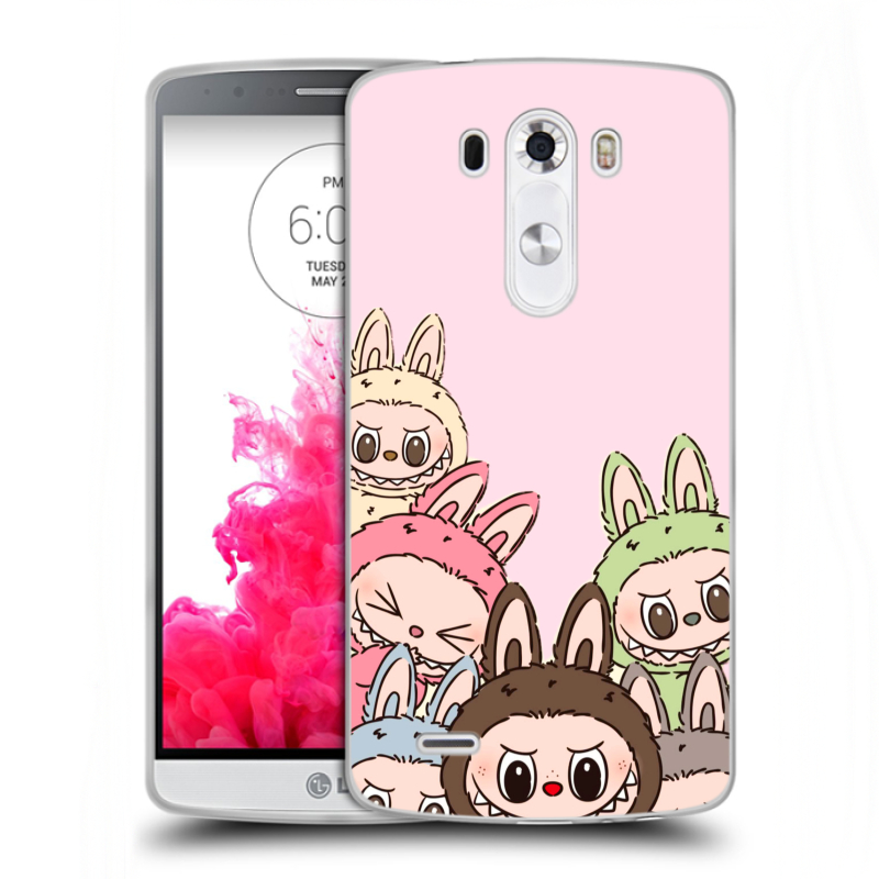 Пластиковый чехол на LG G3 (Dual-LTE) с принтом Лабубу Пластиковый чехол на LG G3 (Dual-LTE) с принтом Лабубу