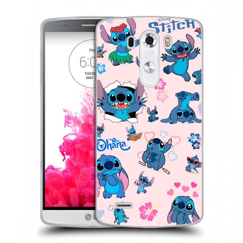 Пластиковый чехол на LG G3 (Dual-LTE) с принтом Лило и Стич Пластиковый чехол на LG G3 (Dual-LTE) с принтом Лило и Стич