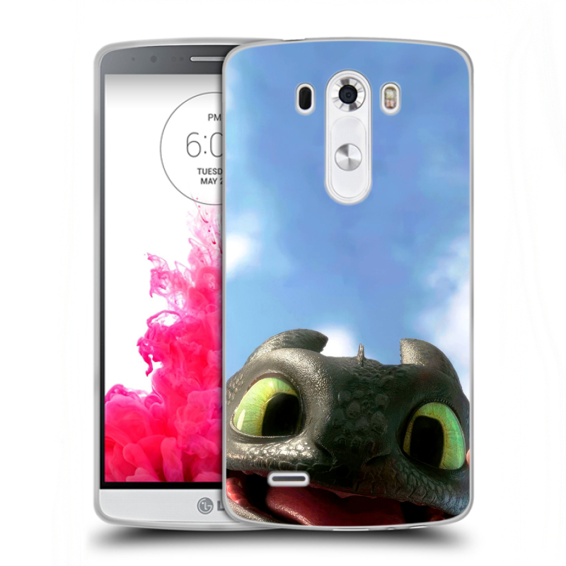 Пластиковый чехол на LG G3 (Dual-LTE) с принтом Как приручить дракона Пластиковый чехол на LG G3 (Dual-LTE) с принтом Как приручить дракона