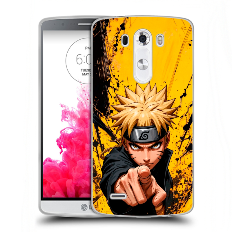 Силиконовый чехол на LG G3 (Dual-LTE) с принтом Naruto Наруто Силиконовый чехол на LG G3 (Dual-LTE) с принтом Naruto Наруто