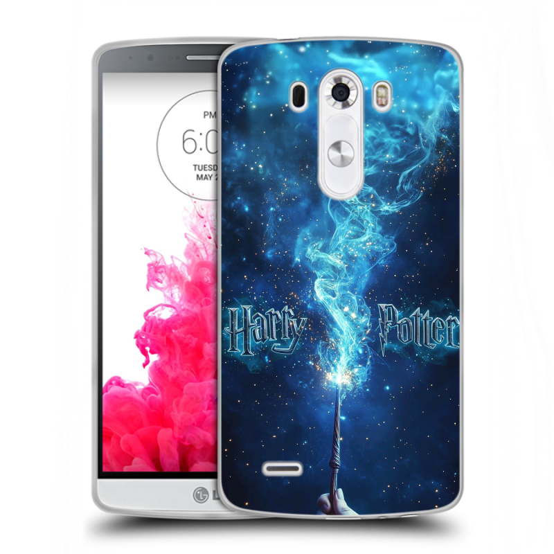 Силиконовый чехол на LG G3 (Dual-LTE) с принтом Harry Potter Гарри Поттер Силиконовый чехол на LG G3 (Dual-LTE) с принтом Harry Potter Гарри Поттер