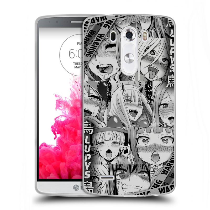 Силиконовый чехол на LG G3 (Dual-LTE) с принтом Ahegao Ахегао Аниме Силиконовый чехол на LG G3 (Dual-LTE) с принтом Ahegao Ахегао Аниме