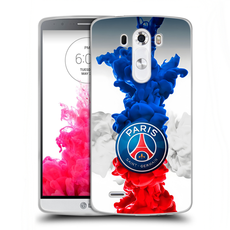 Пластиковый чехол на LG G3 (Dual-LTE) с принтом PSG ПСЖ Пластиковый чехол на LG G3 (Dual-LTE) с принтом PSG ПСЖ