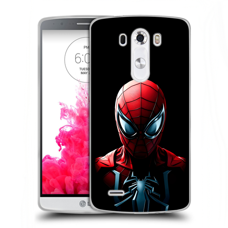 Пластиковый чехол на LG G3 (Dual-LTE) с принтом Spiderman Человек паук Пластиковый чехол на LG G3 (Dual-LTE) с принтом Spiderman Человек паук