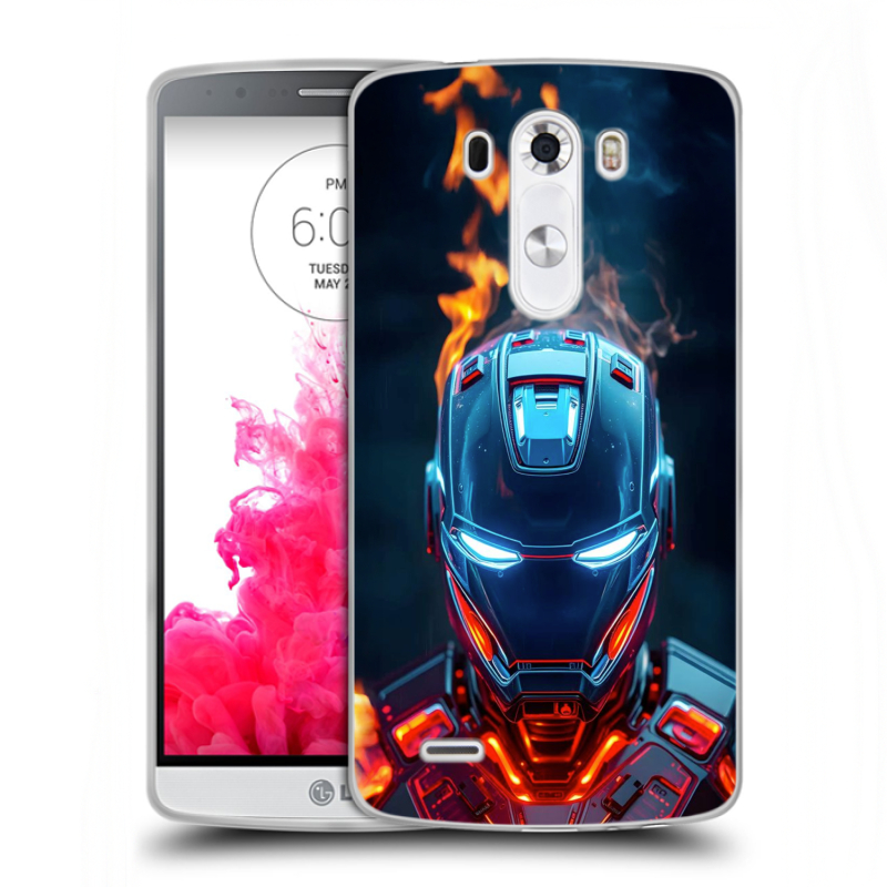 Пластиковый чехол на LG G3 (Dual-LTE) с принтом IronMan Железный человек Пластиковый чехол на LG G3 (Dual-LTE) с принтом IronMan Железный человек