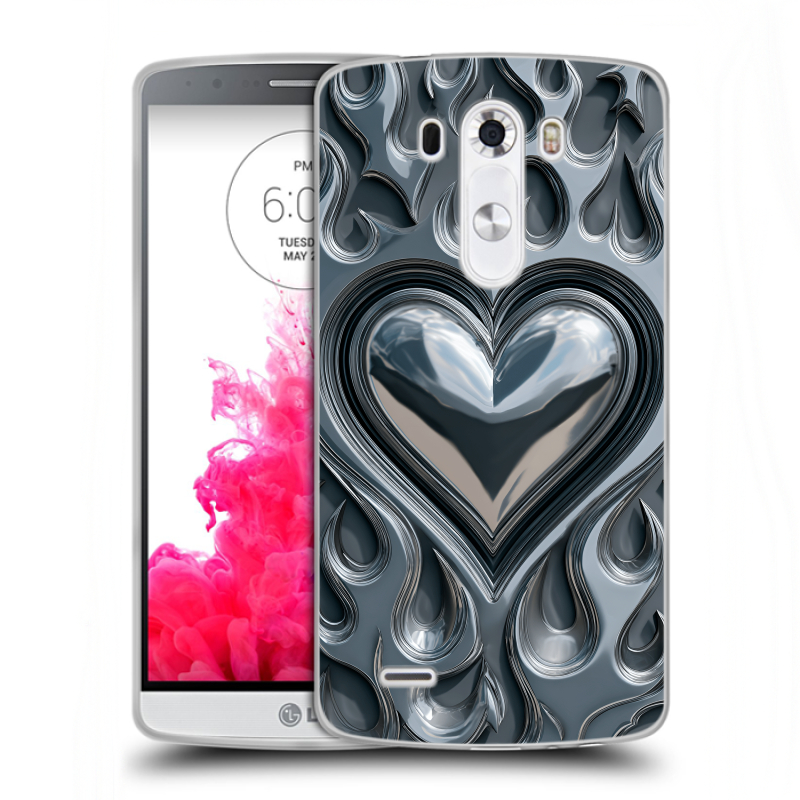 Силиконовый чехол на LG G3 (Dual-LTE) с принтом Y2K Силиконовый чехол на LG G3 (Dual-LTE) с принтом Y2K
