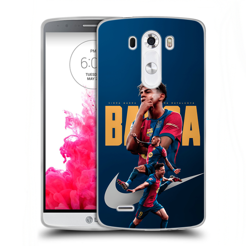 Силиконовый чехол на LG G3 (Dual-LTE) с принтом Барселона Barca Yamal Силиконовый чехол на LG G3 (Dual-LTE) с принтом Барселона Barca Yamal