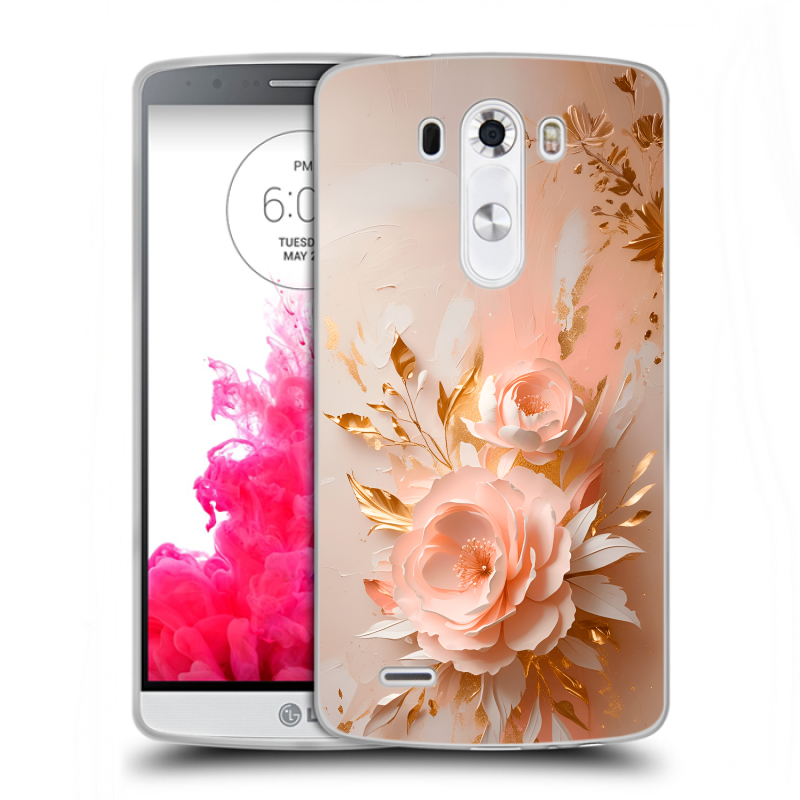 Силиконовый чехол на LG G3 (Dual-LTE) с принтом женский Силиконовый чехол на LG G3 (Dual-LTE) с принтом женский