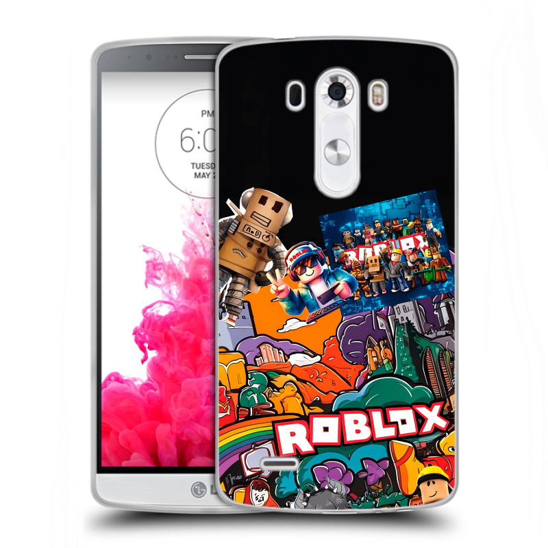 Силиконовый чехол на LG G3 (Dual-LTE) с принтом Roblox Роблокс Силиконовый чехол на LG G3 (Dual-LTE) с принтом Roblox Роблокс