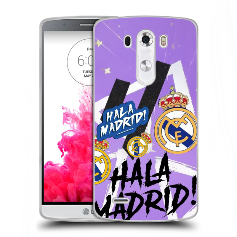 Силиконовый чехол на LG G3 (Dual-LTE) с принтом Real Madrid Реал Мадрид Силиконовый чехол на LG G3 (Dual-LTE) с принтом Real Madrid Реал Мадрид