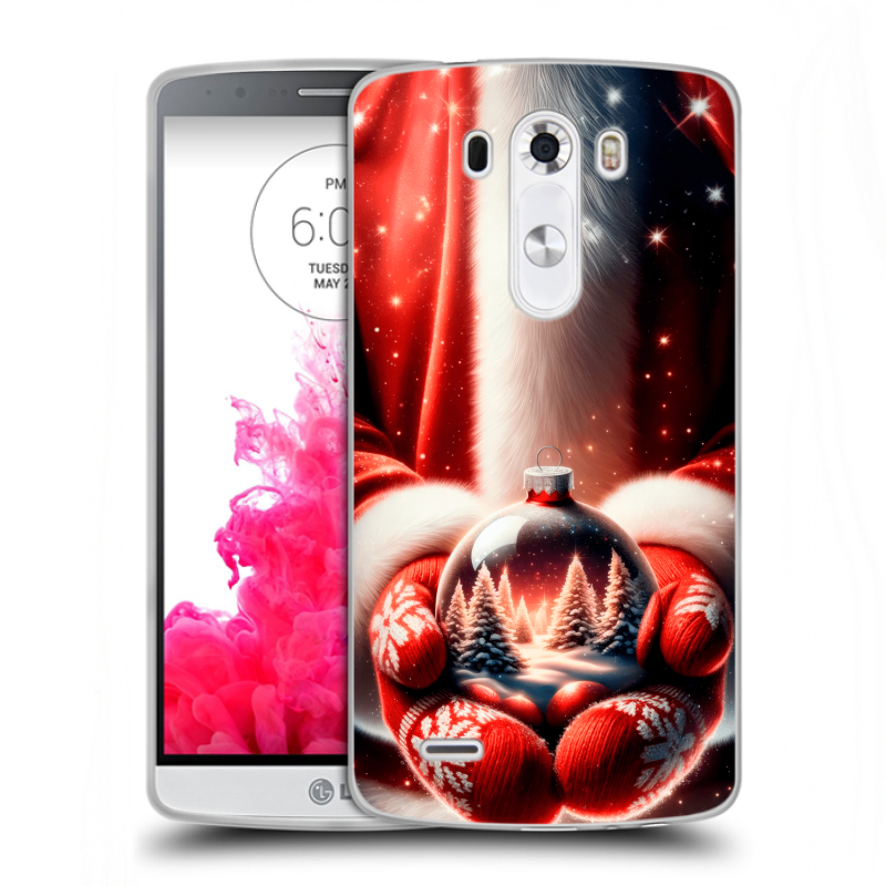 Пластиковый чехол на LG G3 (Dual-LTE) с принтом Новый год Пластиковый чехол на LG G3 (Dual-LTE) с принтом Новый год