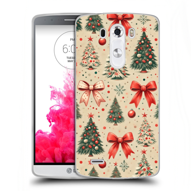 Пластиковый чехол на LG G3 (Dual-LTE) с принтом Новый год Пластиковый чехол на LG G3 (Dual-LTE) с принтом Новый год