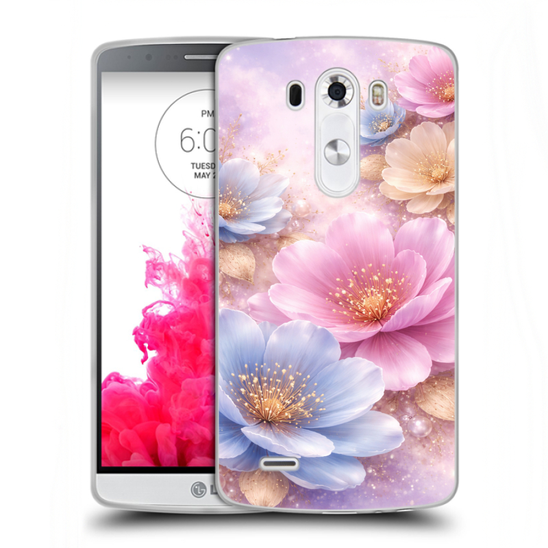 Силиконовый чехол на LG G3 (Dual-LTE) с принтом женский Силиконовый чехол на LG G3 (Dual-LTE) с принтом женский