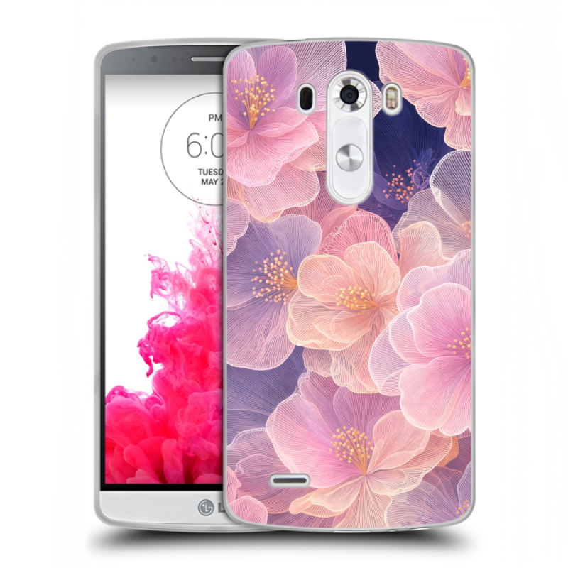 Силиконовый чехол на LG G3 (Dual-LTE) с принтом женский Силиконовый чехол на LG G3 (Dual-LTE) с принтом женский