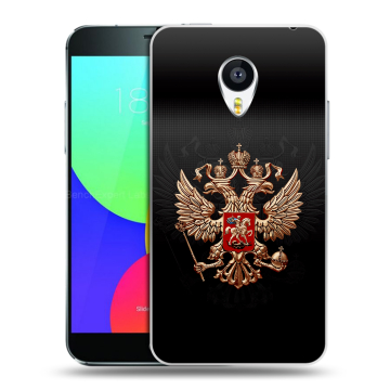Силиконовый чехол на Meizu MX4 с принтом Герб России