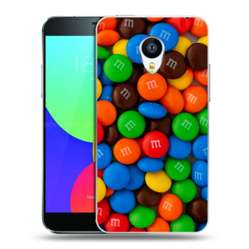 Силиконовый чехол на Meizu MX4 с принтом Конфеты