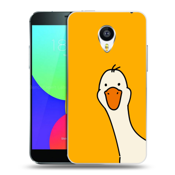 Силиконовый чехол на Meizu MX4 с принтом Утка