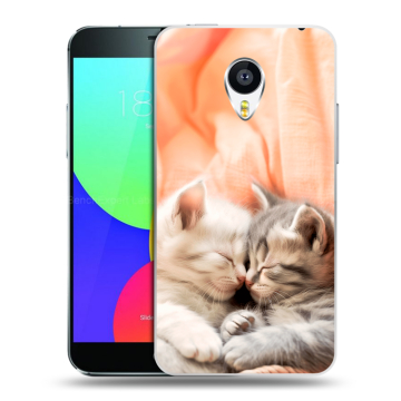Силиконовый чехол на Meizu MX4 с принтом Котята