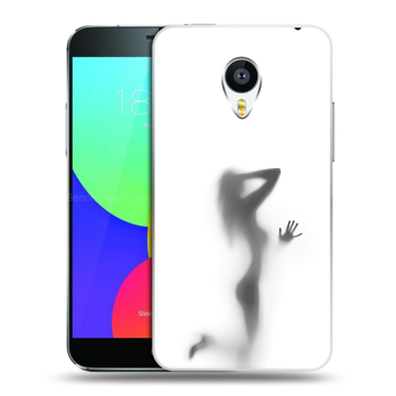 Силиконовый чехол на Meizu MX4 с принтом Силуэт