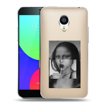Силиконовый чехол на Meizu MX4 с принтом Мона Лиза