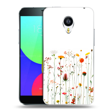 Силиконовый чехол на Meizu MX4 с принтом цветы