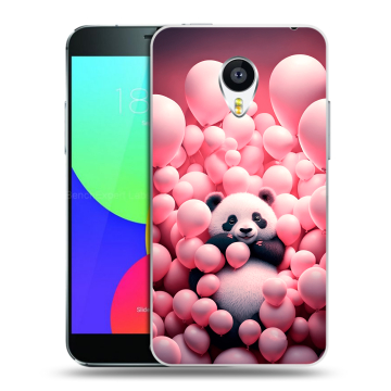 Силиконовый чехол на Meizu MX4 с принтом Панда
