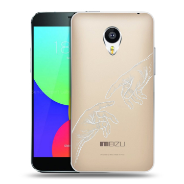 Силиконовый чехол на Meizu MX4 с принтом Сотворение мира