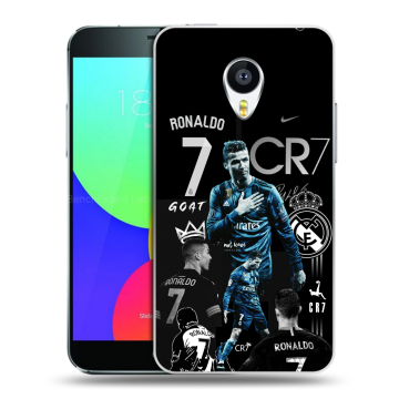 Силиконовый чехол на Meizu MX4 с принтом Реал Роналдо
