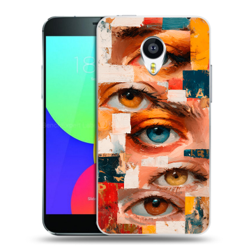 Силиконовый чехол на Meizu MX4 с принтом Модный принт