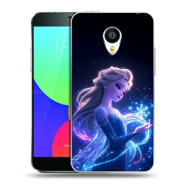 Силиконовый чехол на Meizu MX4 с принтом Холодное сердце Frozen