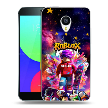 Силиконовый чехол на Meizu MX4 с принтом Roblox Роблокс Силиконовый чехол на Meizu MX4 с принтом Roblox Роблокс