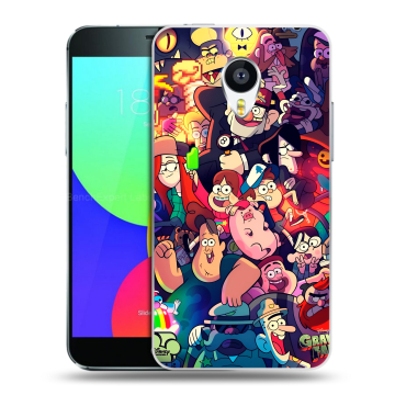 Силиконовый чехол на Meizu MX4 с принтом Gravity Falls Гравити Фолз