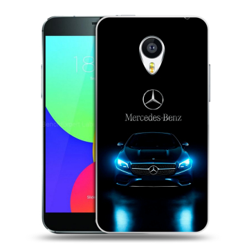 Силиконовый чехол на Meizu MX4 с принтом Mercedes Мерседес