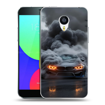 Силиконовый чехол на Meizu MX4 с принтом BMW БМВ Силиконовый чехол на Meizu MX4 с принтом BMW БМВ