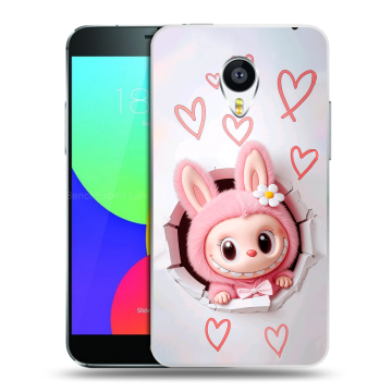 Силиконовый чехол на Meizu MX4 с принтом Labubu Лабубу