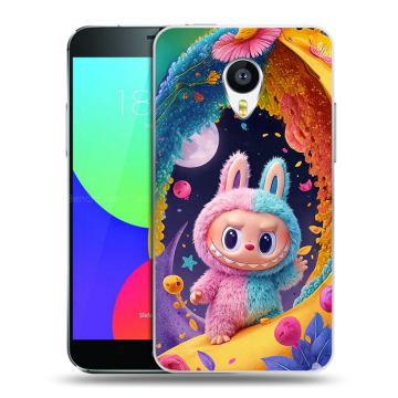Силиконовый чехол на Meizu MX4 с принтом Labubu Лабубу