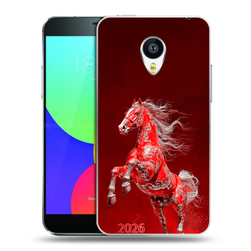 Силиконовый чехол на Meizu MX4 с принтом Новый год