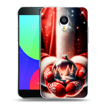 Силиконовый чехол на Meizu MX4 с принтом Новый год