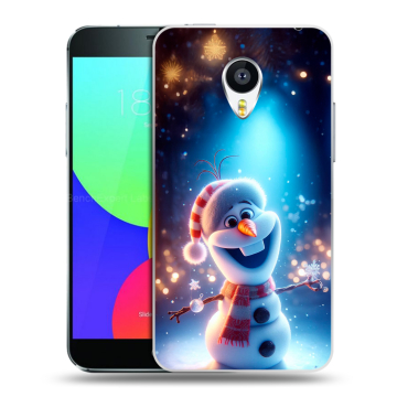 Силиконовый чехол на Meizu MX4 с принтом Новый год