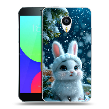 Силиконовый чехол на Meizu MX4 с принтом Новый год